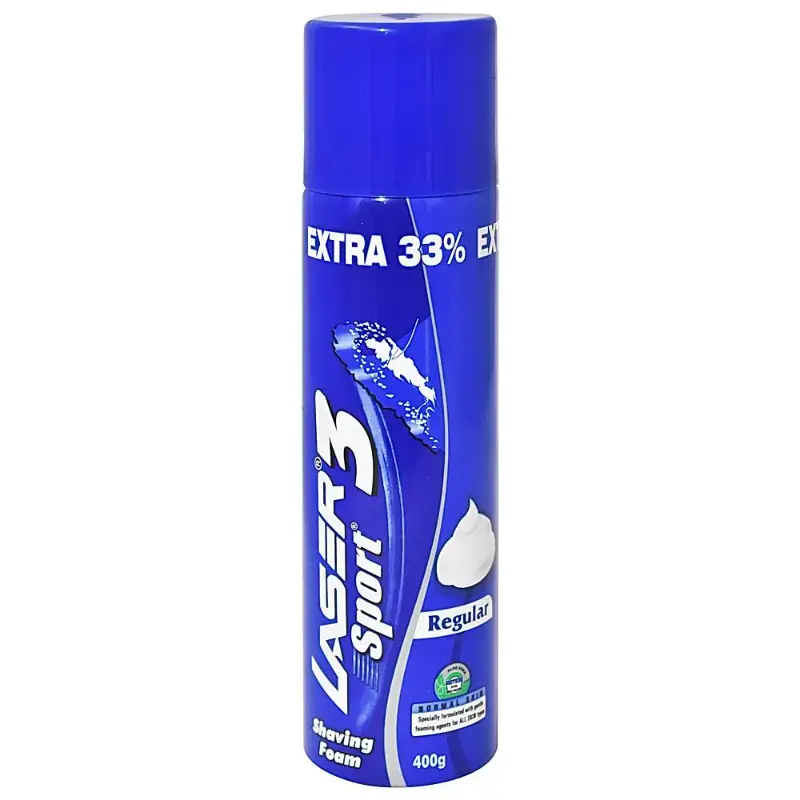 Laser Sport 3 Shaving Foam: 400 g by LASER