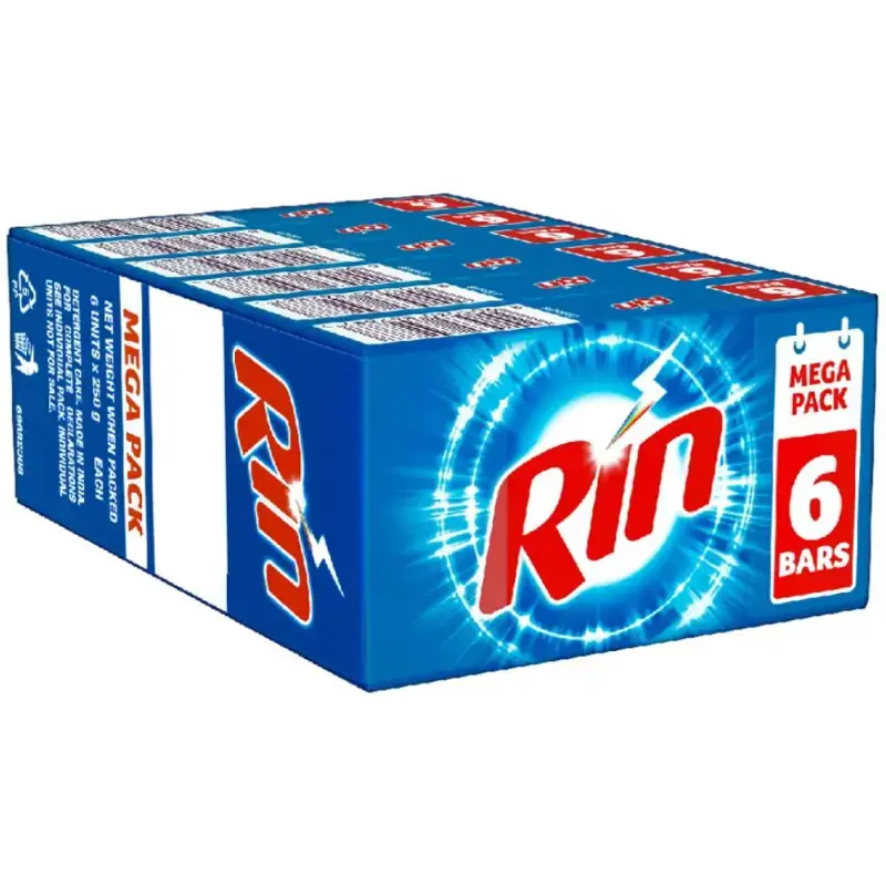 Rin Detergent Bar: 6x250 g by RIN
