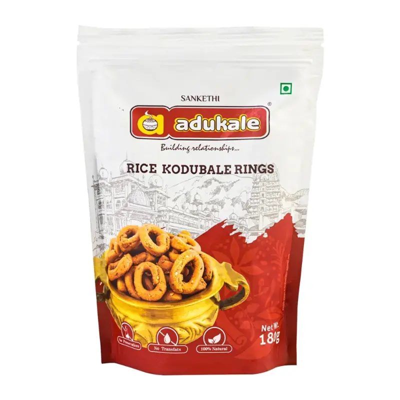 Adukale Rice Kodubale Rings: 180 g by ADUKALE