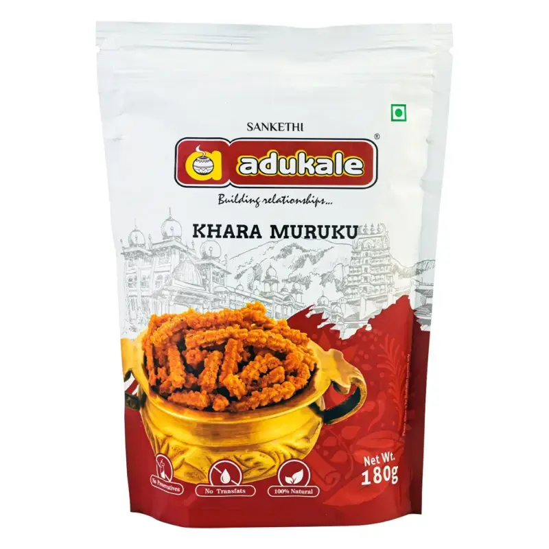 Adukale Khara Muruku: 180 g by ADUKALE