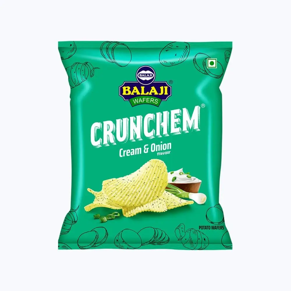 Balaji Crunchem Cream & Onion Wafers