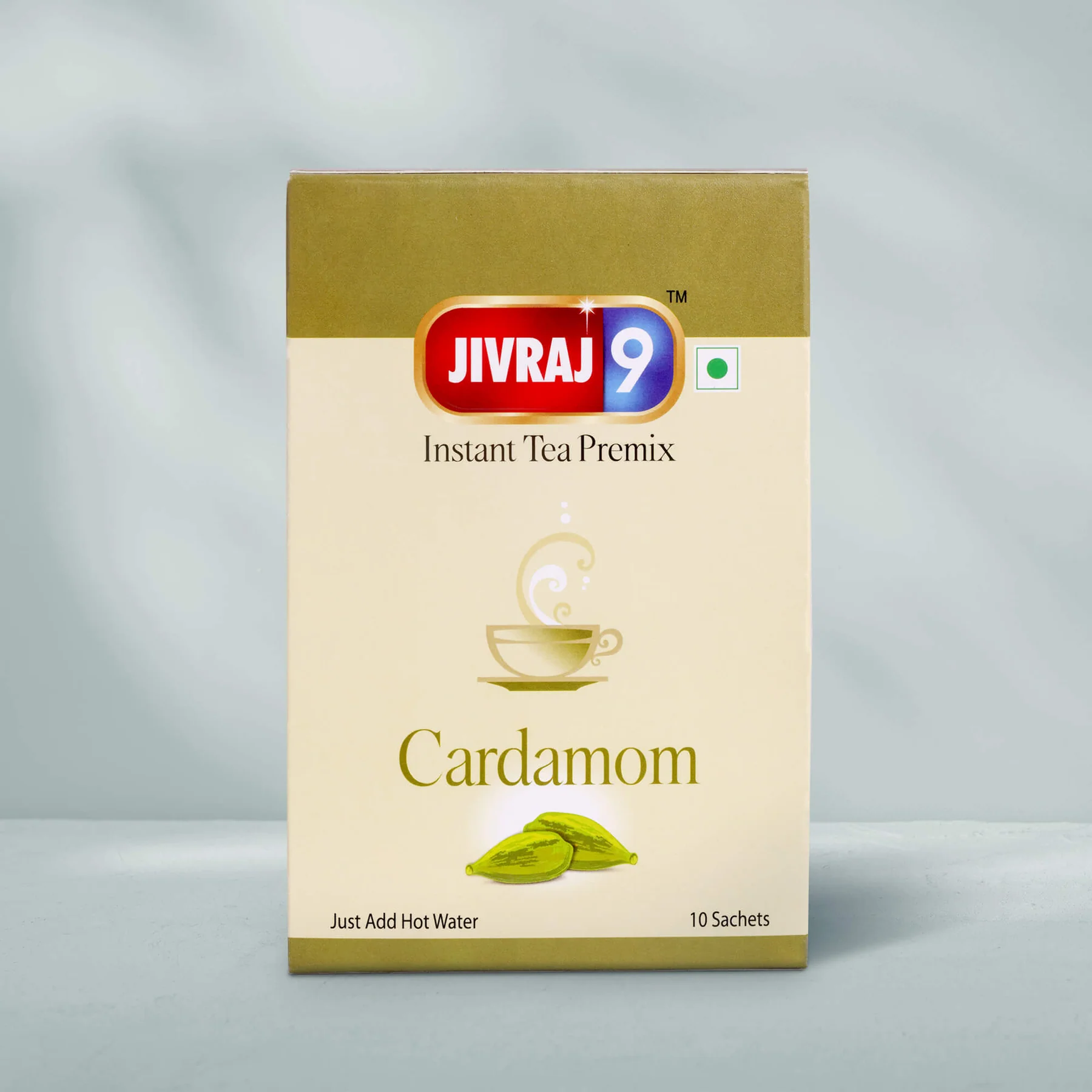 JIVRAJ9 CARDAMOM PREMIX TEA BOX