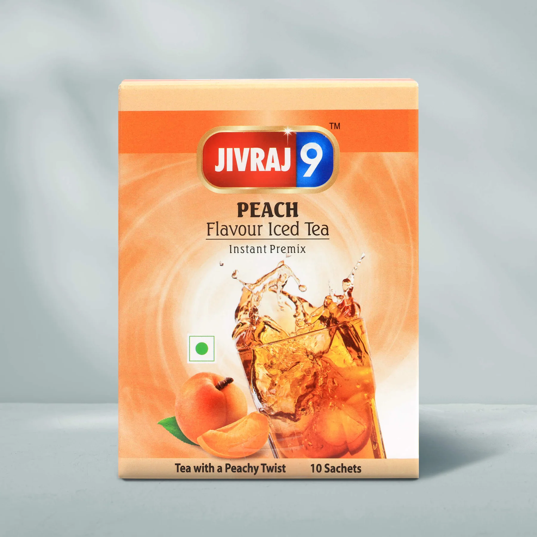 JIVRAJ9 PEACH PREMIX ICED TEA BOX