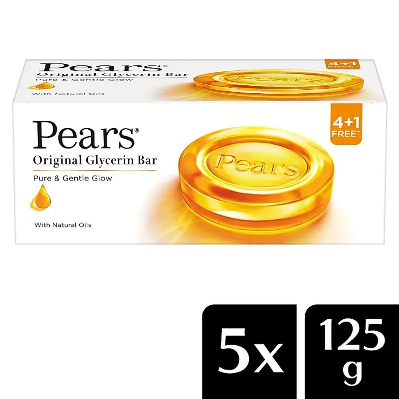 Pears Pure & Gentle Bathing Bar: 4x125 g