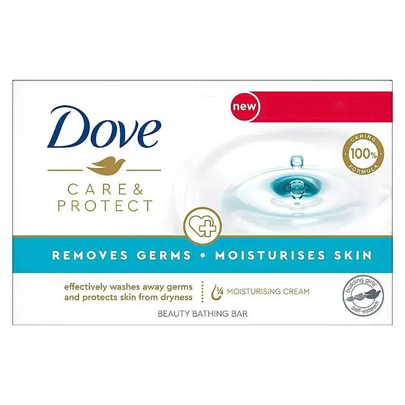 Dove Care & Protect Beauty Bathing Bar: 4x100 g