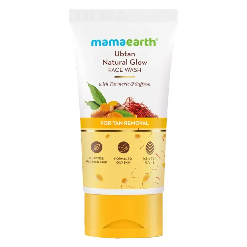 Mamaearth Ubtan Face Wash For Tan Removal: 150 ml