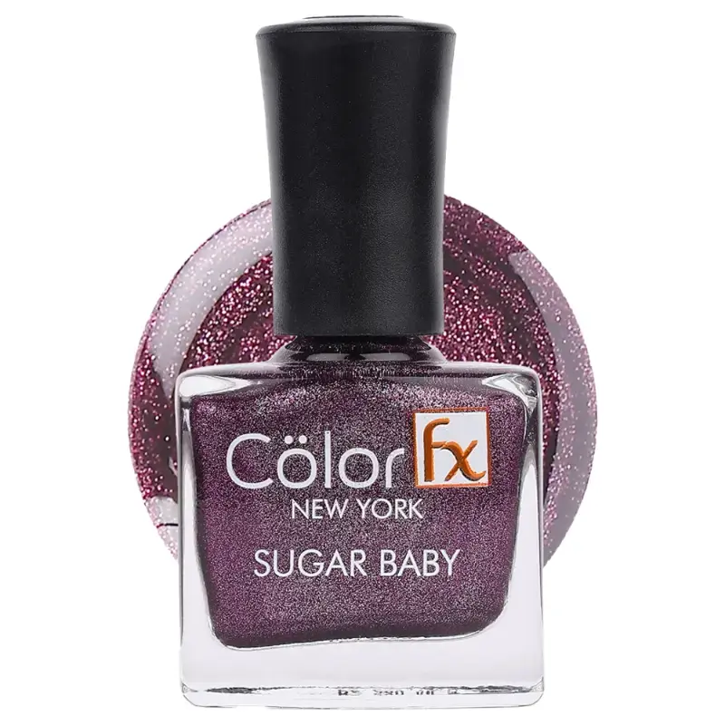 Colour Fx New York Sugar Wine 107 Nail Enamel: 9 ml