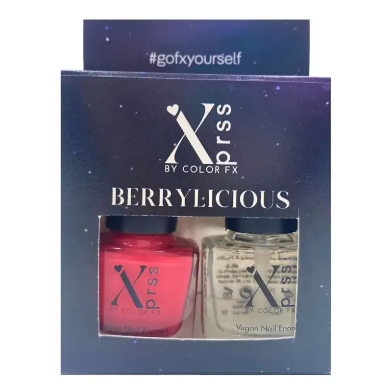 Colour Fx New York Xprss Nail Polish - Berrylicious: 2 x 5ml