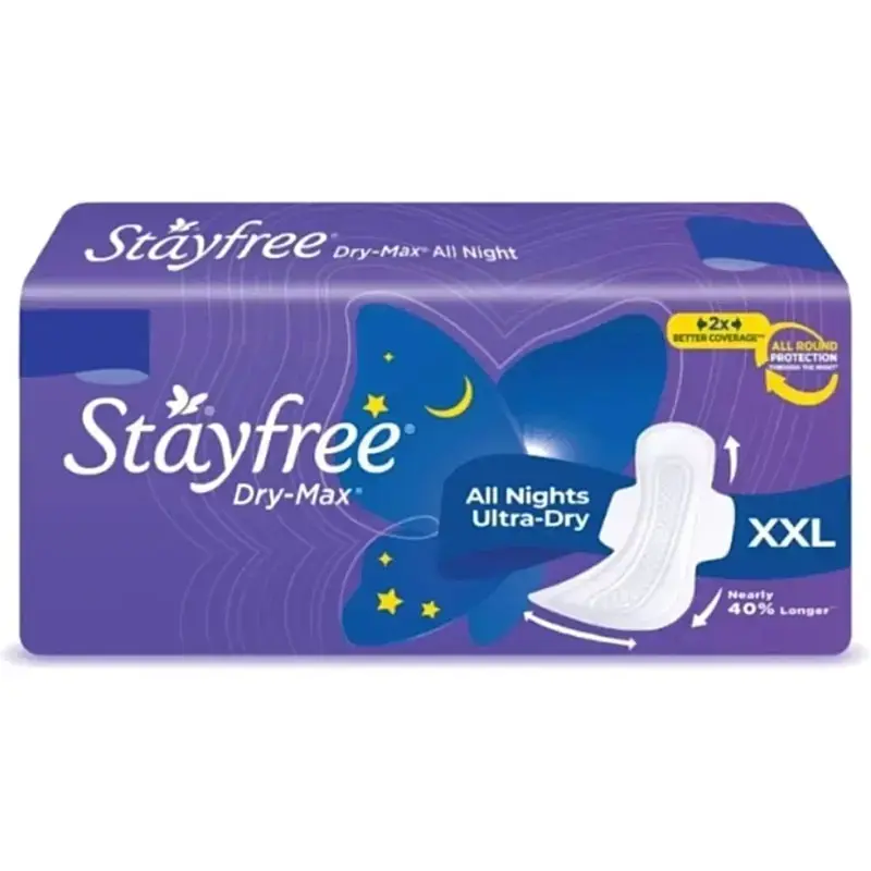 Stayfree Dry Max Ultra All Night - XXL: 42 U
