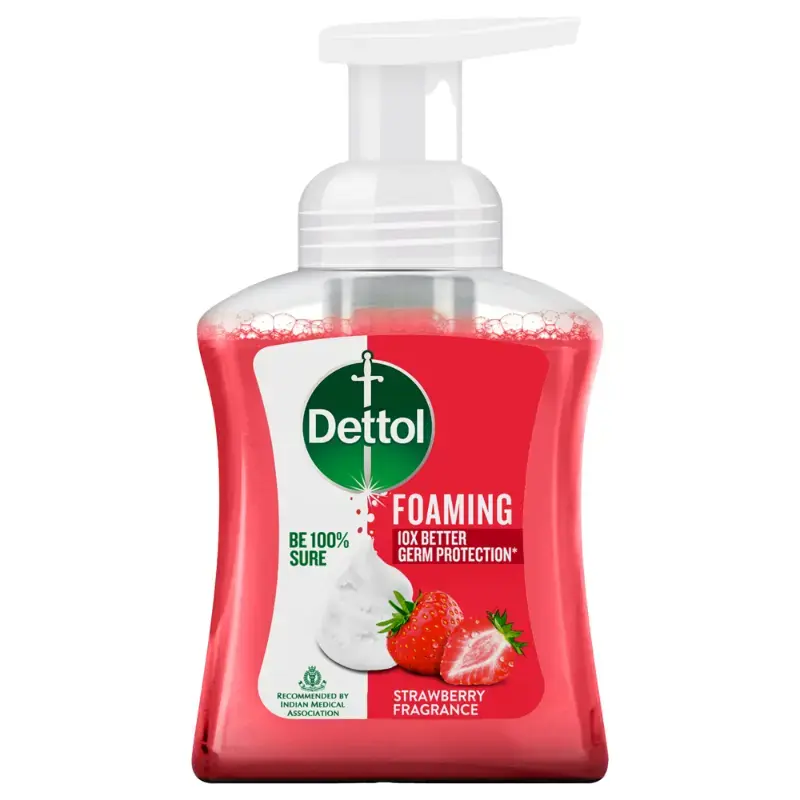 Dettol Foaming Strawberry Fragrance Handwash: 250 ml