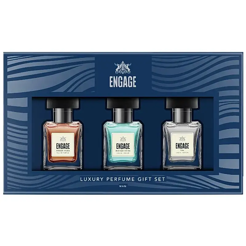 Engage Luxury Perfume Gift Set For Him: 3 U x 25 ml