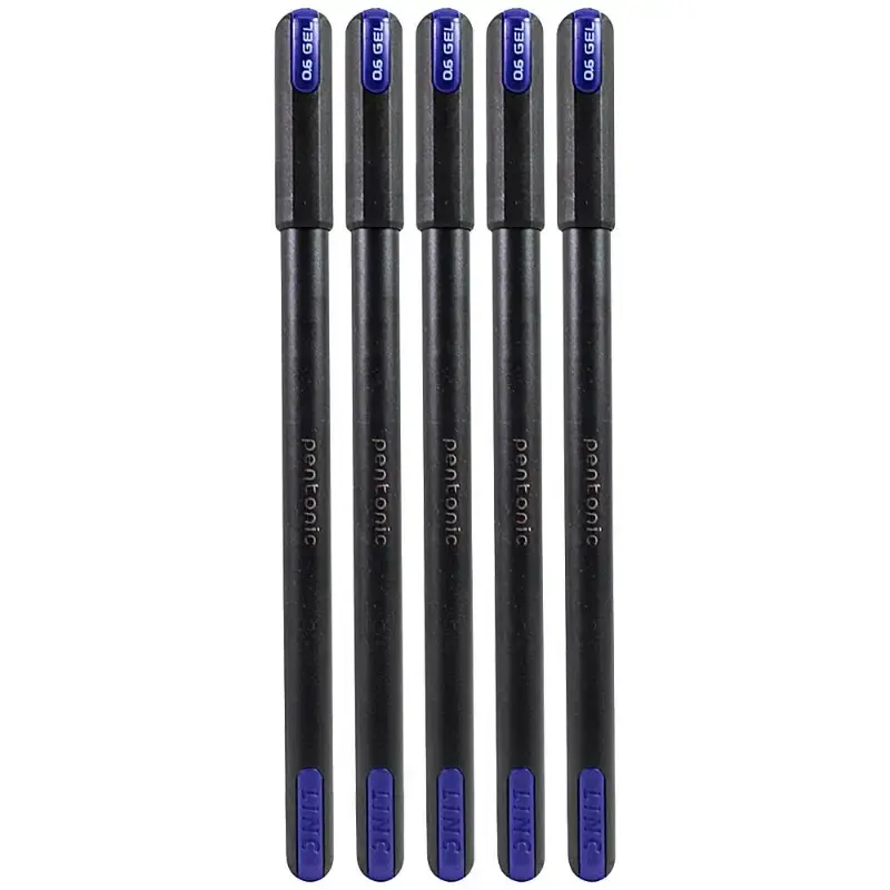 Linc Pentonic Blue Gel Pen: 5 Pieces