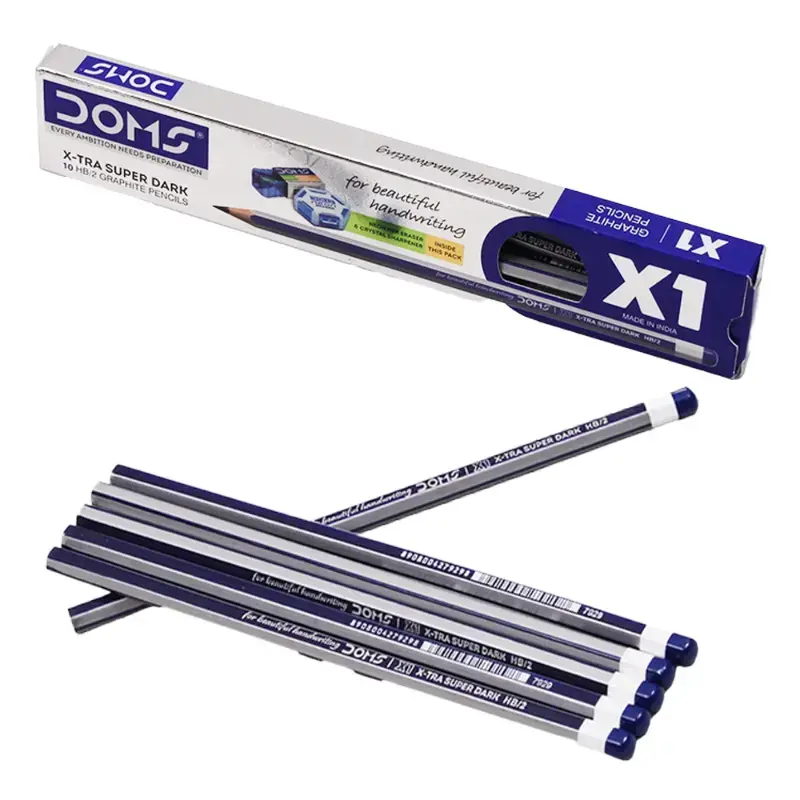 Doms X1 X-Tra Super Dark Pencils: 10 Pieces