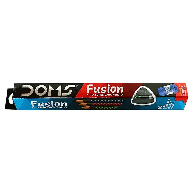 Doms Fusion X-Tra Super Dark Pencil: 10 Pieces