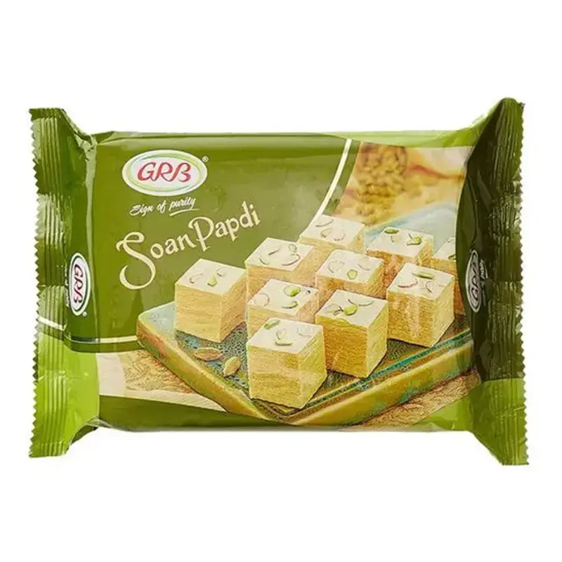GRB Real Cardamom Soan Papdi: 200 g