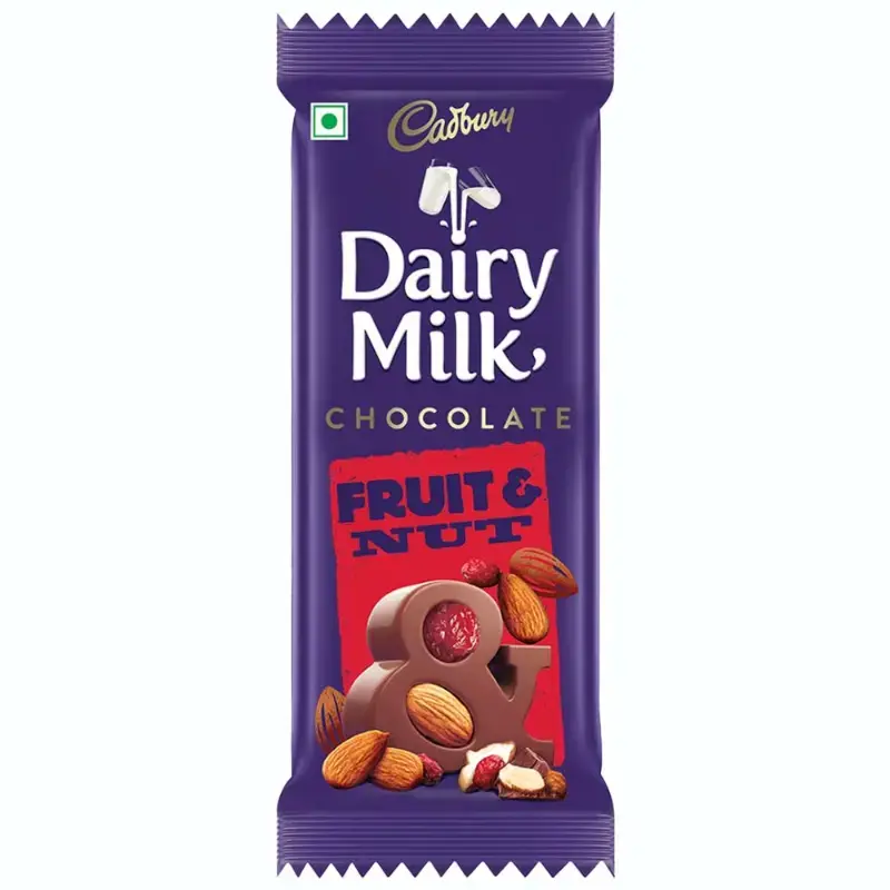 Cadbury Dairy Milk Fruit & Nut Chocolate Bar: 75 g