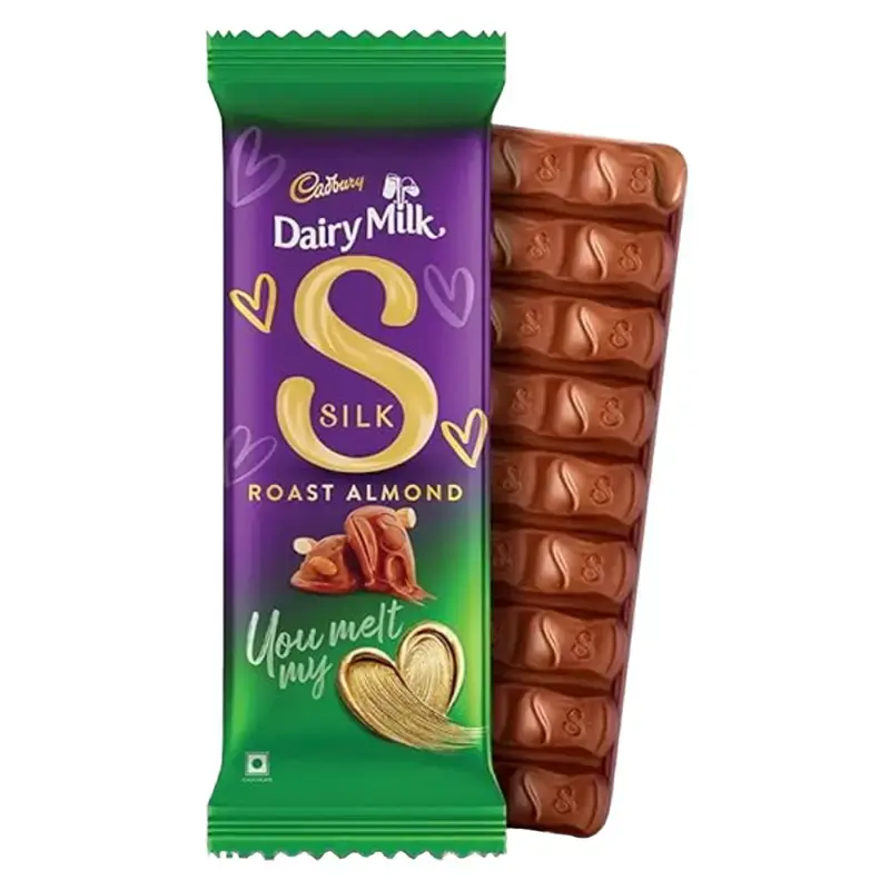 Cadbury Dairy Milk Silk Roast Almond Chocolate Bar: 52 g