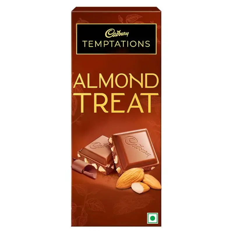 Cadbury Temptations Almond Treat Premium Chocolate Bar: 70 g
