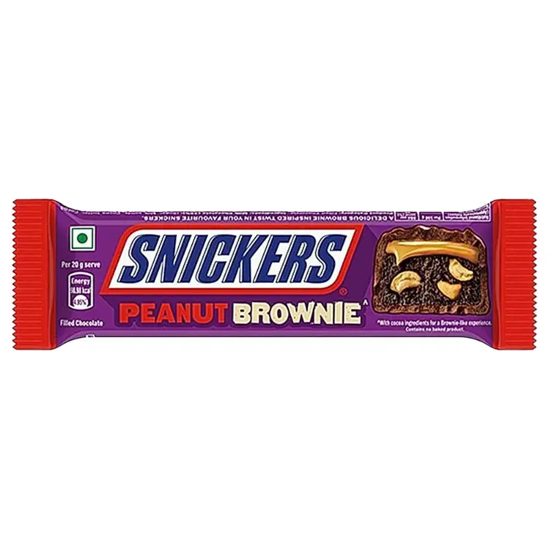 Snickers Peanut Brownie Filled Chocolate: 45 g