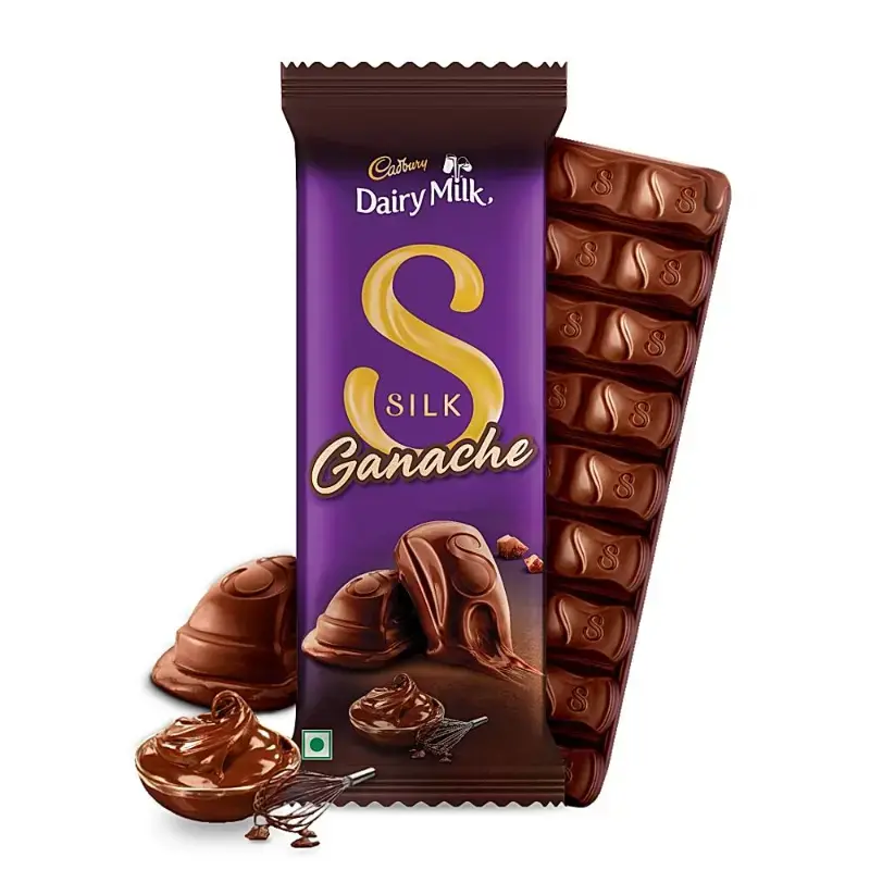 Cadbury Dairy Milk Silk Ganache Chocolate Bar: 137 g