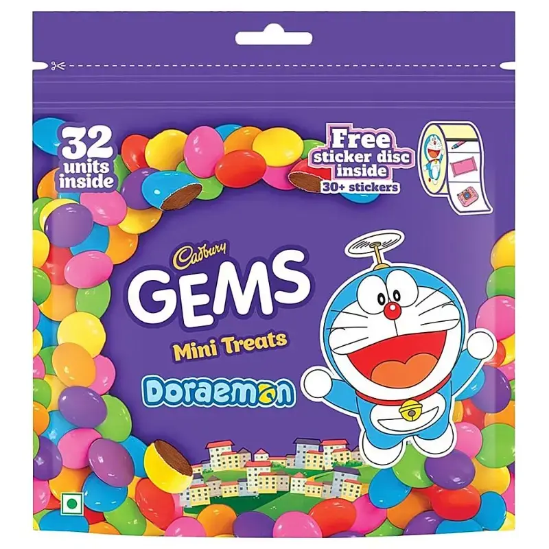 Cadbury Gems Minis Home Treats Pack: 94.04 g