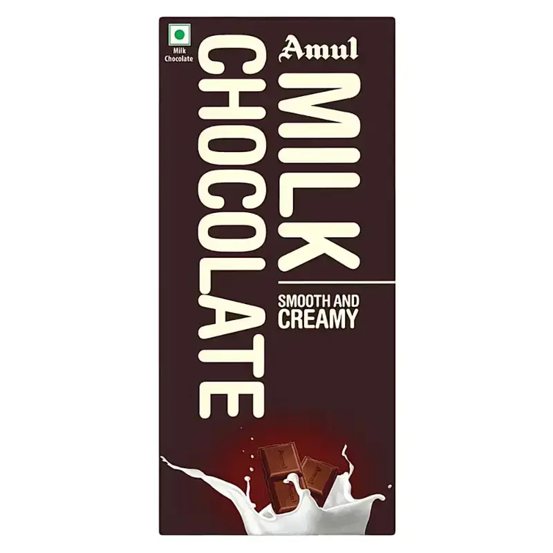 Amul Milk Chocolate: 150 g