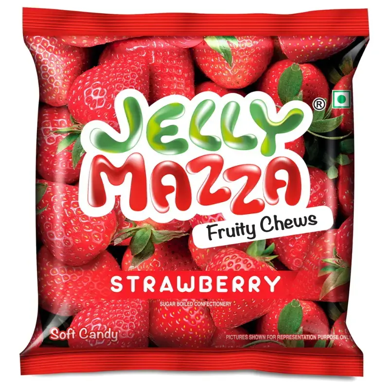Jelly Mazza Fruity Strawberry Chews: 37 g