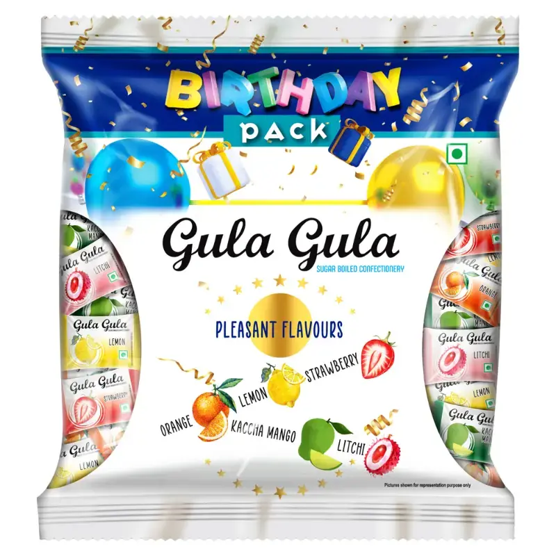 Gula Gula 5 Flavours Candy Birthday Pack: 200 g
