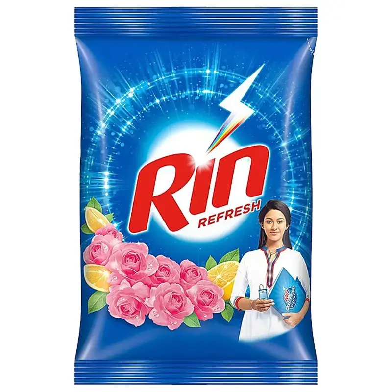 Rin Refresh Lemon & Rose Detergent Powder: 1 kg