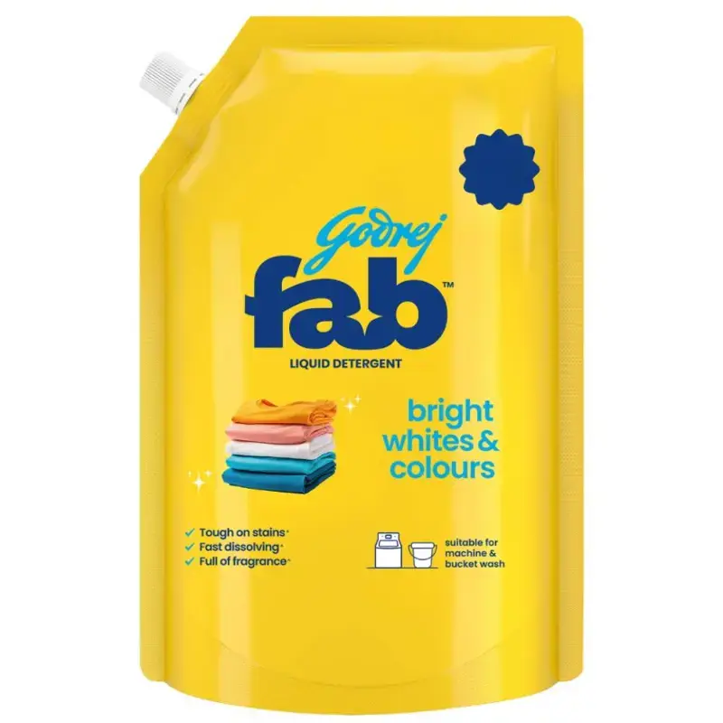 Godrej Fab Liquid Detergent Pouch: 2 kg
