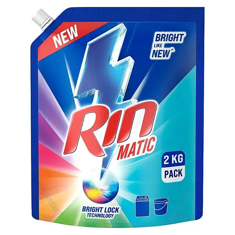 Rin Matic Bright Lock Technology Top Load Liquid Detergent: 2 kg