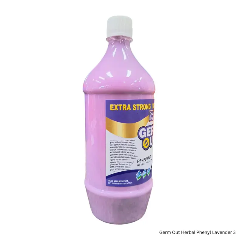 Germ Out Perfumed Lavender Herbal Phenyl - 1 L: 1 Unit