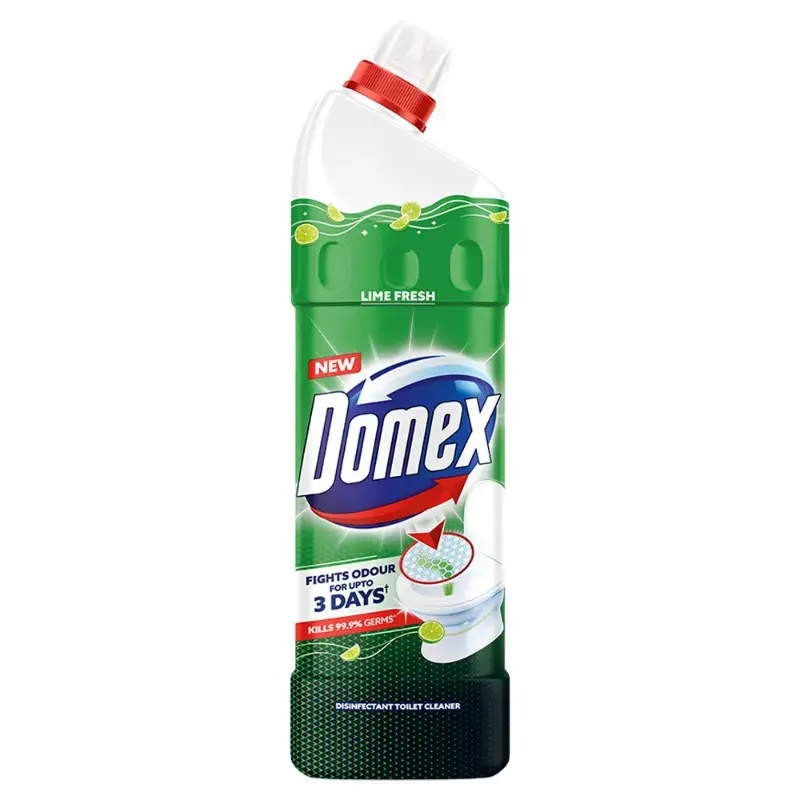 Domex Disinfectant Toilet Cleaner - Lime Fresh Guard: 1 L