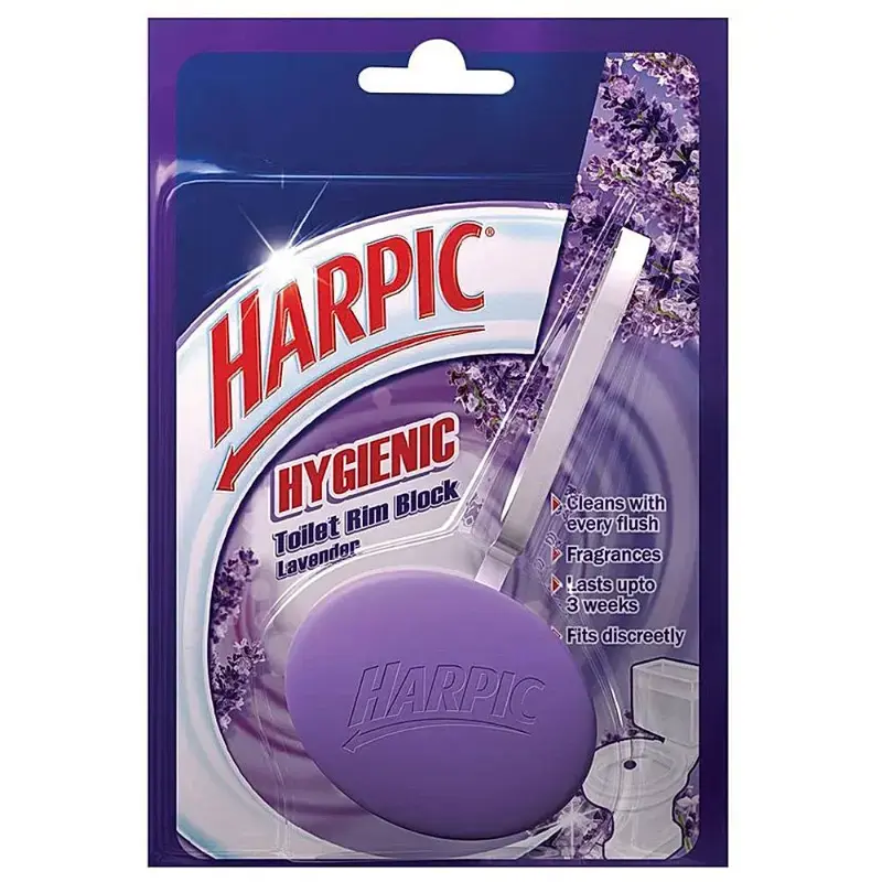Harpic Hygienic Toilet Rim Block - Lavender: 26 g