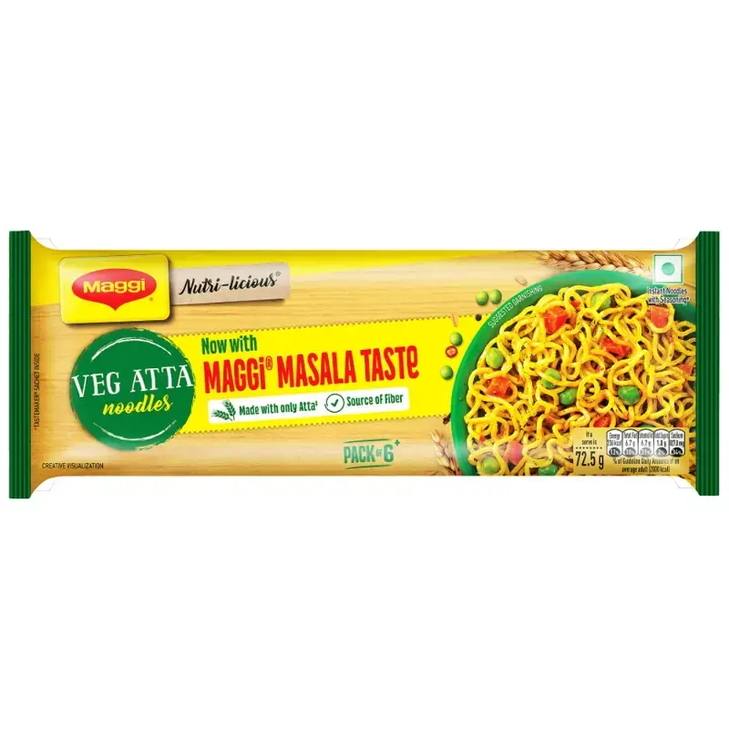Maggi Masala Veg Atta Noodles: 435 g