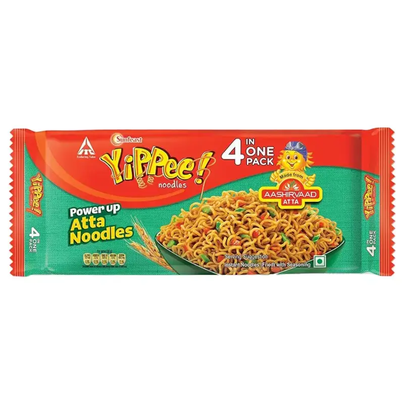 Sunfeast Yippee Power Up Masala Atta Noodles: 280 g