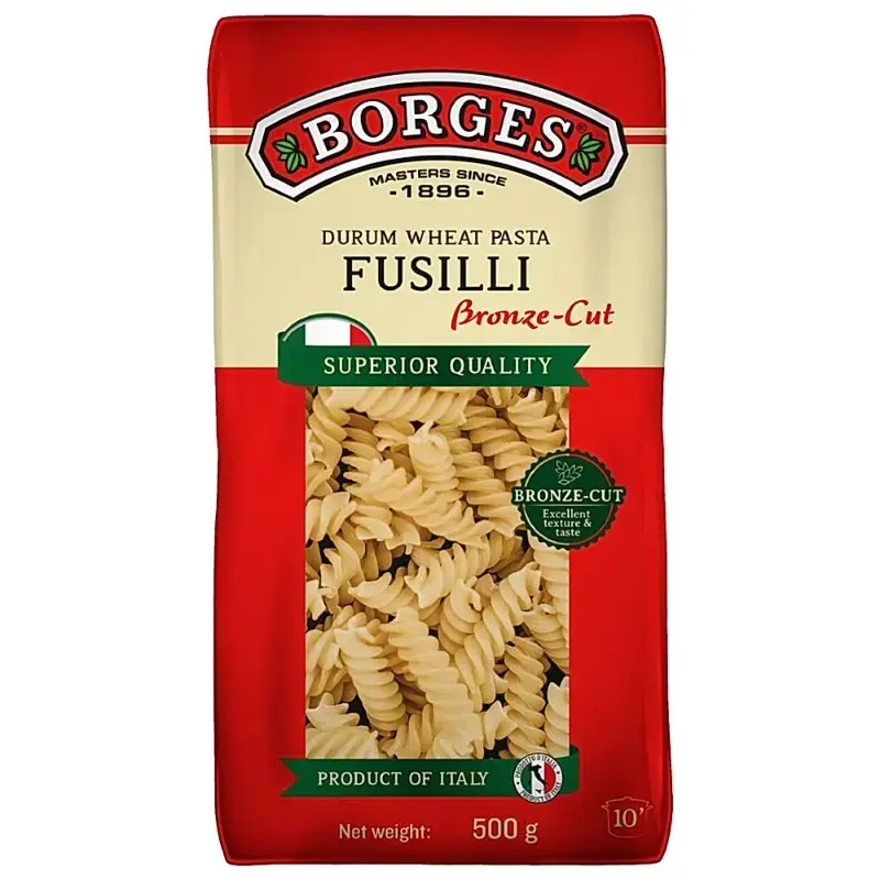 Borges Fusilli Durum Wheat Pasta: 500 g