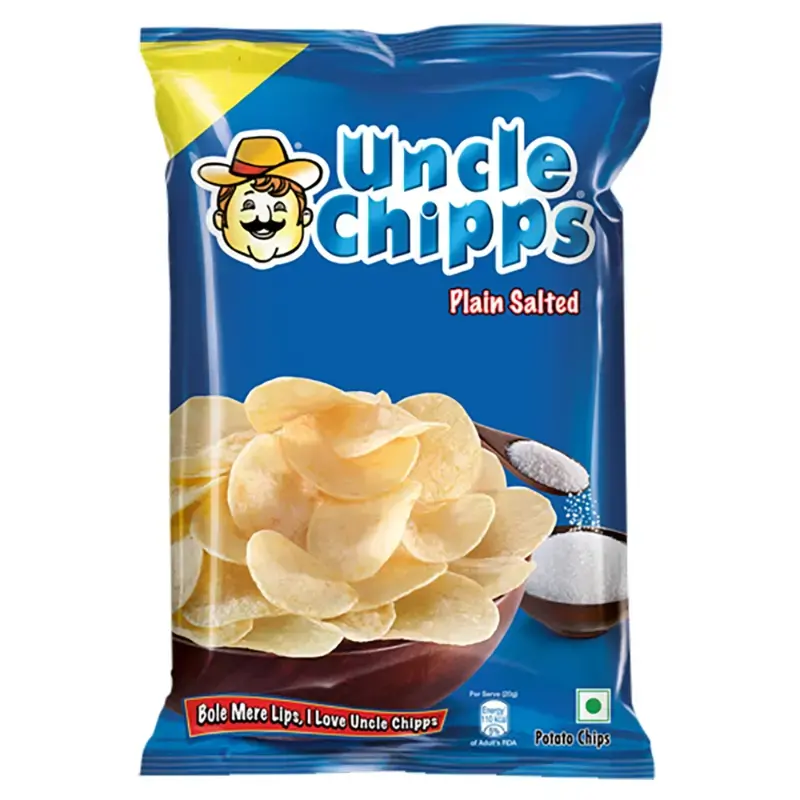 Uncle Chipps Plain Salted: 80 g