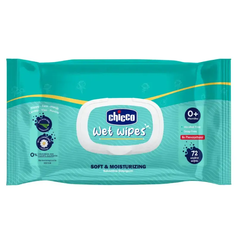 Chicco Wet Wipes: 72 Unit