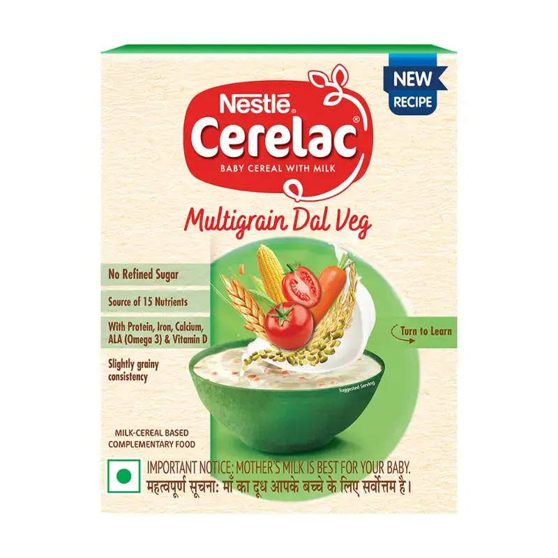 Nestle Cerelac Multigrain Dal Veg: 300 g