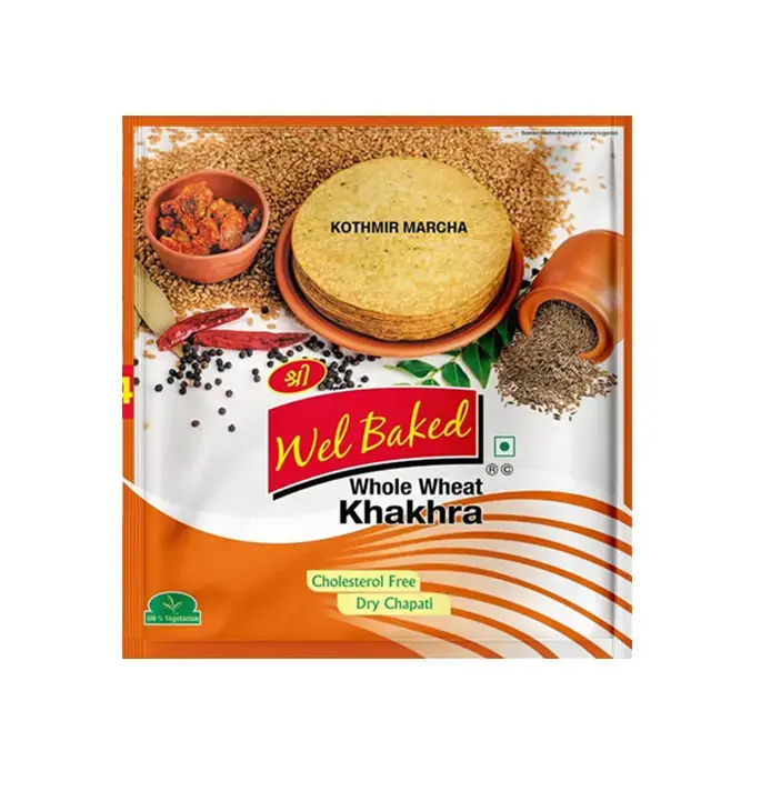 WHOLE WHEAT KOTHMIR MIRCHA KHAKHRA