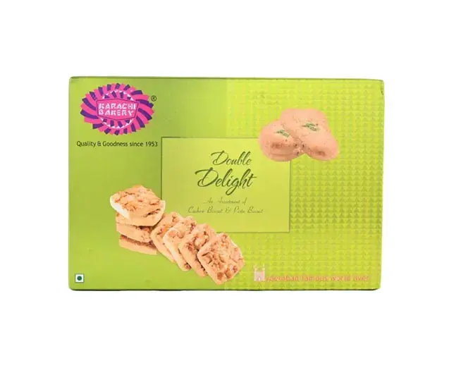 DOUBLE DELIGHT CASHEW AND GREEN PISTA BISCUIT