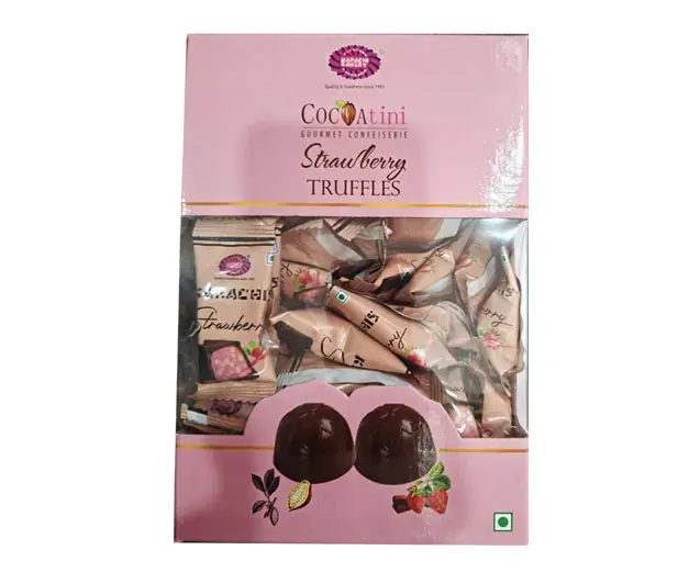 COCOATINI STRAWBERRY TRUFFLES
