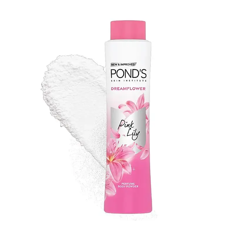 Pond's Dreamflower Fragrant Talcum Powder - Pink Lily: 300 g by POND'S - JuganooBox Online Grocery