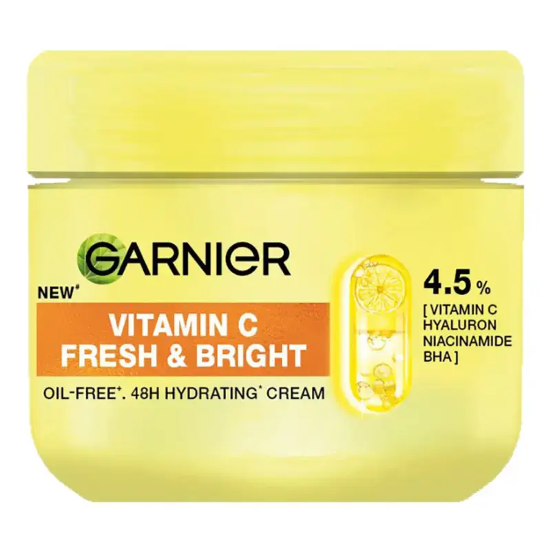 Garnier Vitamin C Fresh & Bright 48H Hydrating Cream: 45 ml by GARNIER - JuganooBox Online Grocery