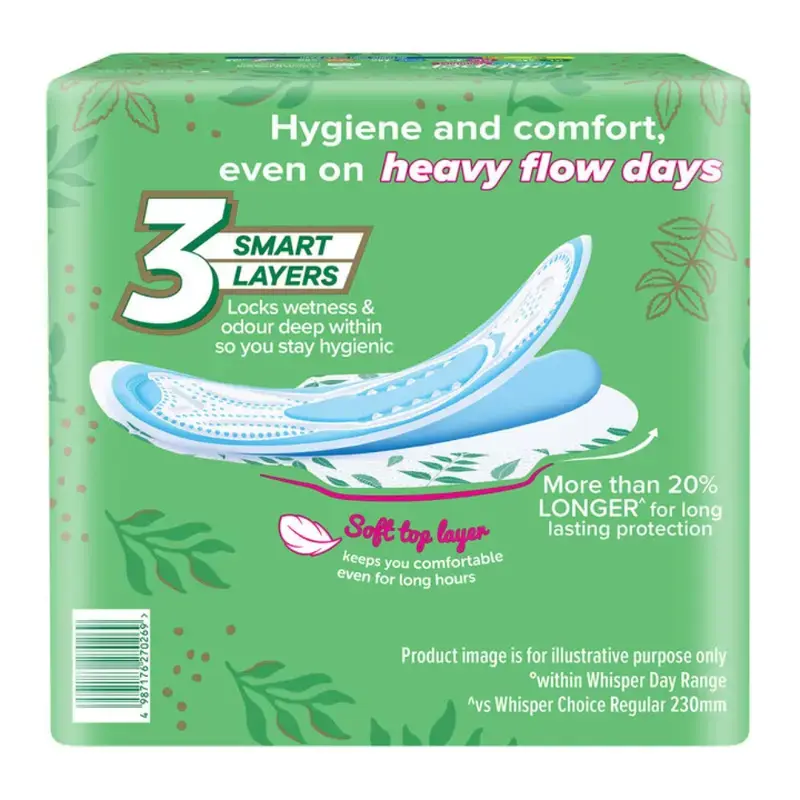 Whisper Ultra No Gaps No Leaks Sanitary Pads XL: 44 Unit by WHISPER - JuganooBox Online Grocery