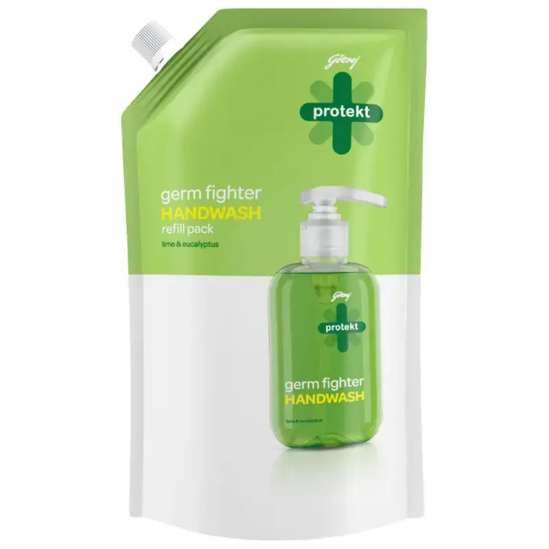 Godrej Liquid Germ Fighter Lime & Eucalyptus Handwash: 650 ml by GODREJ - JuganooBox Online Grocery