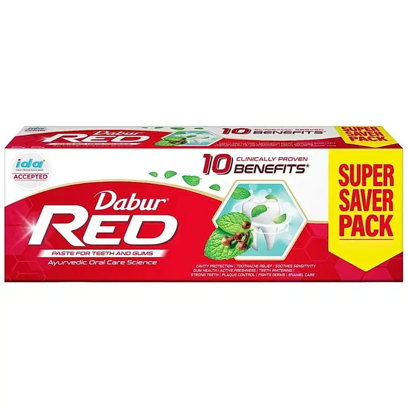Dabur Red Toothpaste: 2x200 g by DABUR - JuganooBox Online Grocery