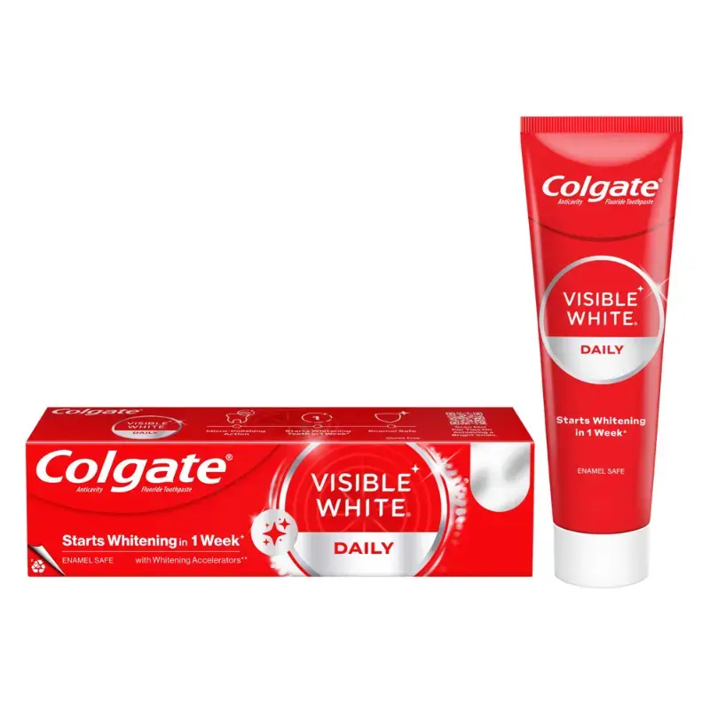 Colgate Visible White Toothpaste: 100 g by COLGATE - JuganooBox Online Grocery