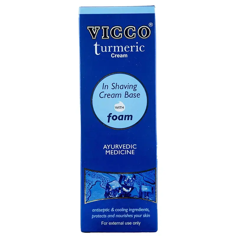 Vicco Turmeric Shaving Cream: 70 g by VICCO - JuganooBox Online Grocery